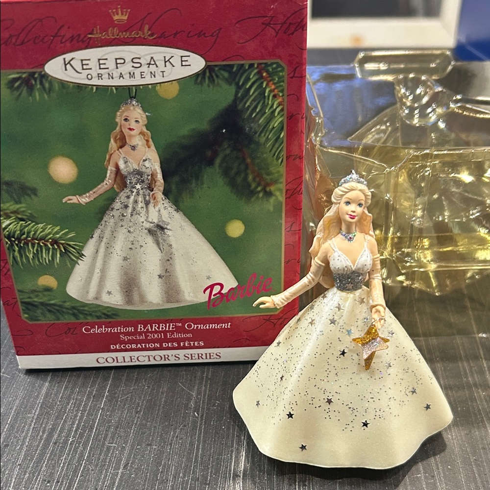 2001 Hallmark Keepsake Celebration Barbie Ornament #2
